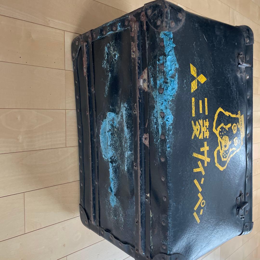 ボテ箱　三菱 無臭タフ　ボールペン サインペン 収納箱　昭和レトロ