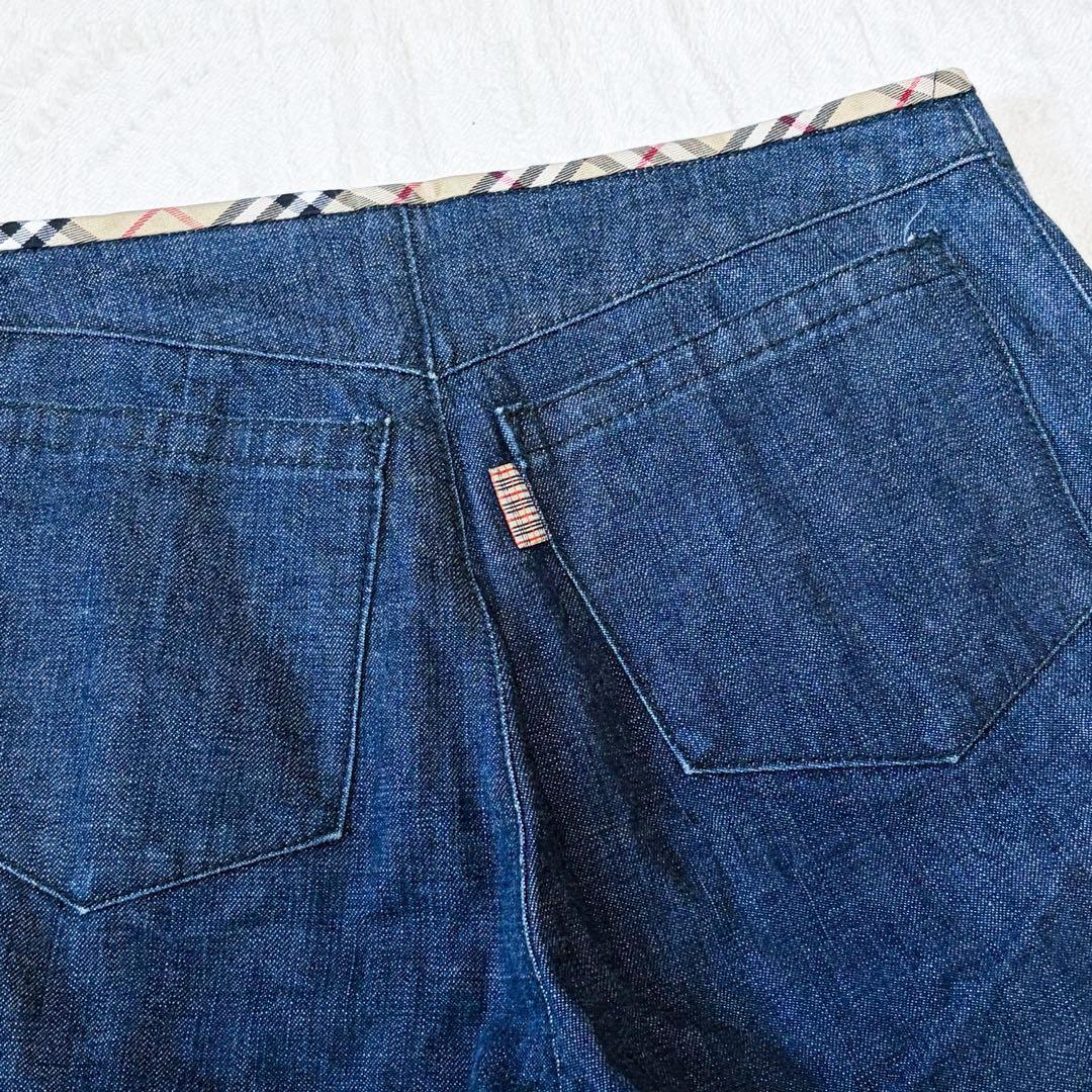 パンツ BURBERRY BLACKLABEL straight denim jeans