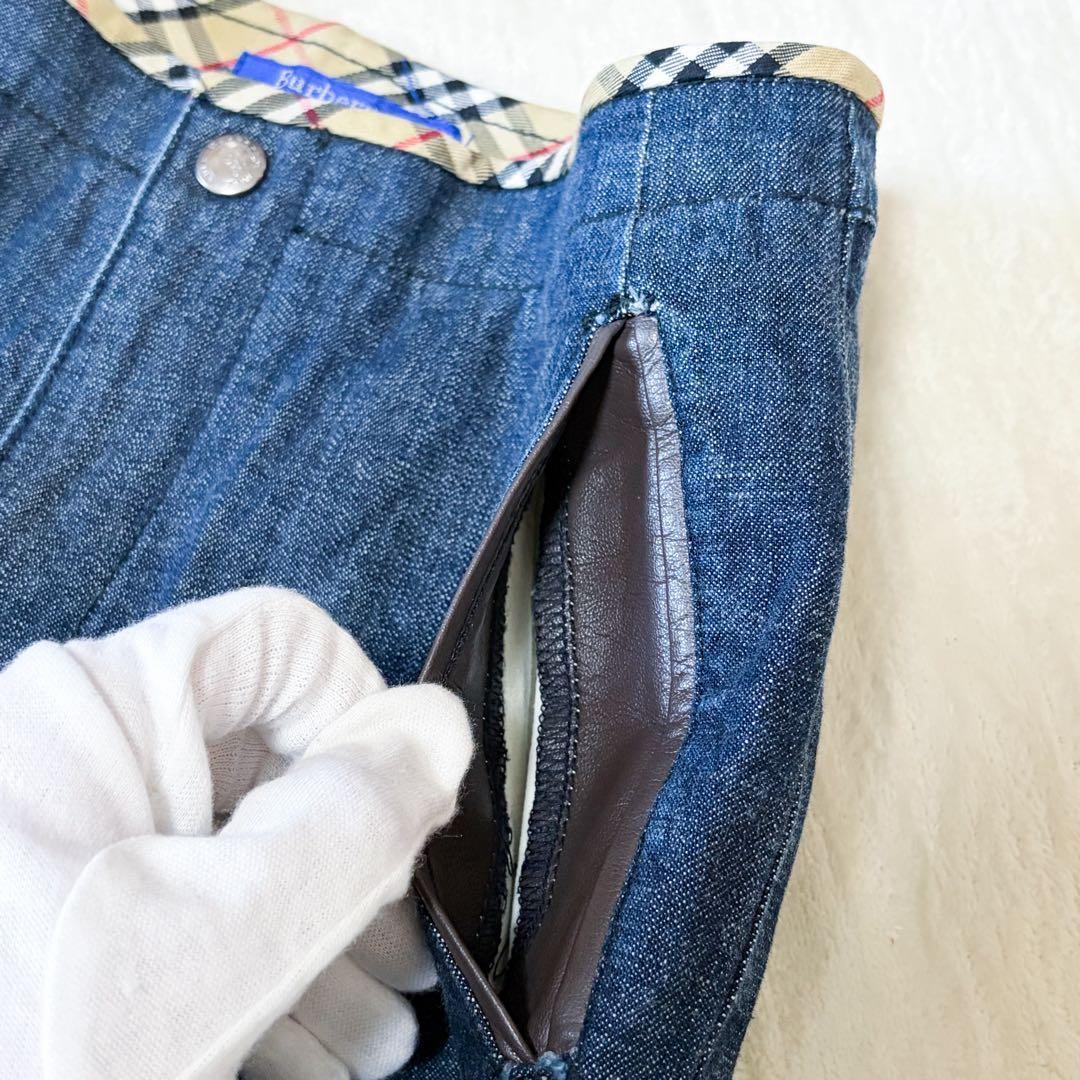 パンツ BURBERRY BLACKLABEL straight denim jeans
