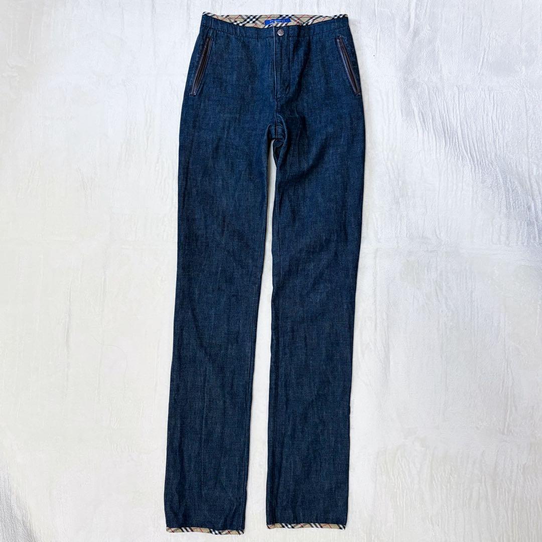パンツ BURBERRY BLACKLABEL straight denim jeans
