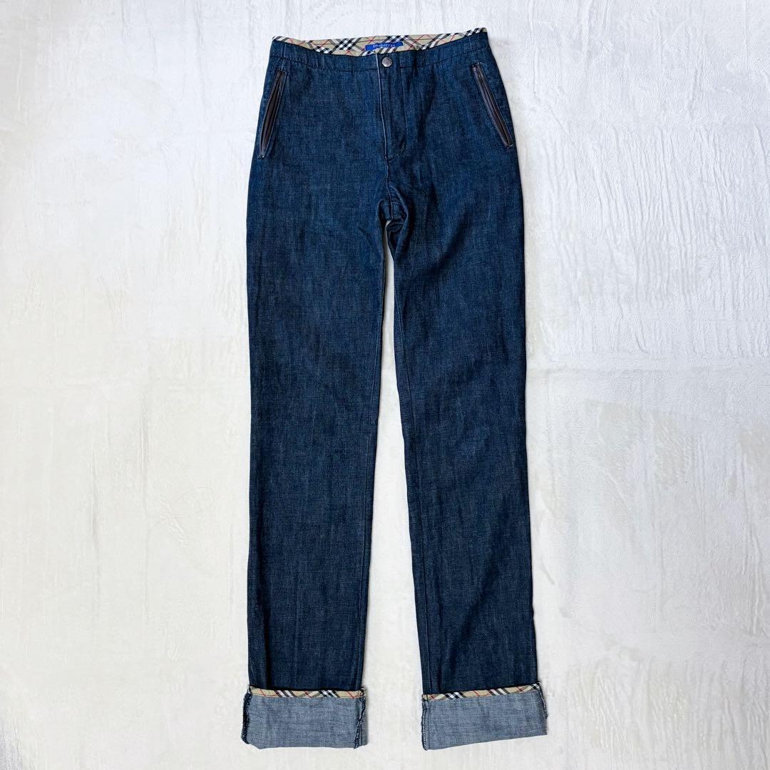 パンツ BURBERRY BLACKLABEL straight denim jeans