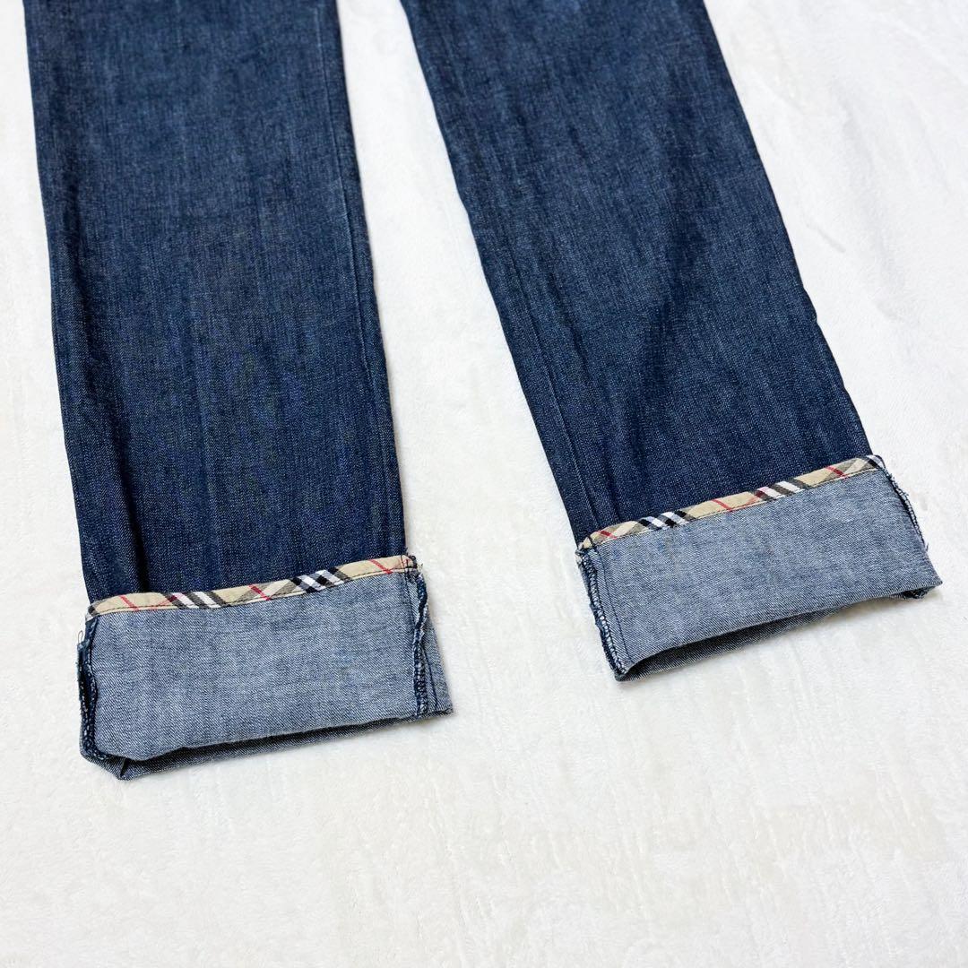 パンツ BURBERRY BLACKLABEL straight denim jeans