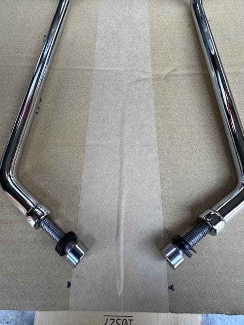 バイクミラー クローム 左右セット