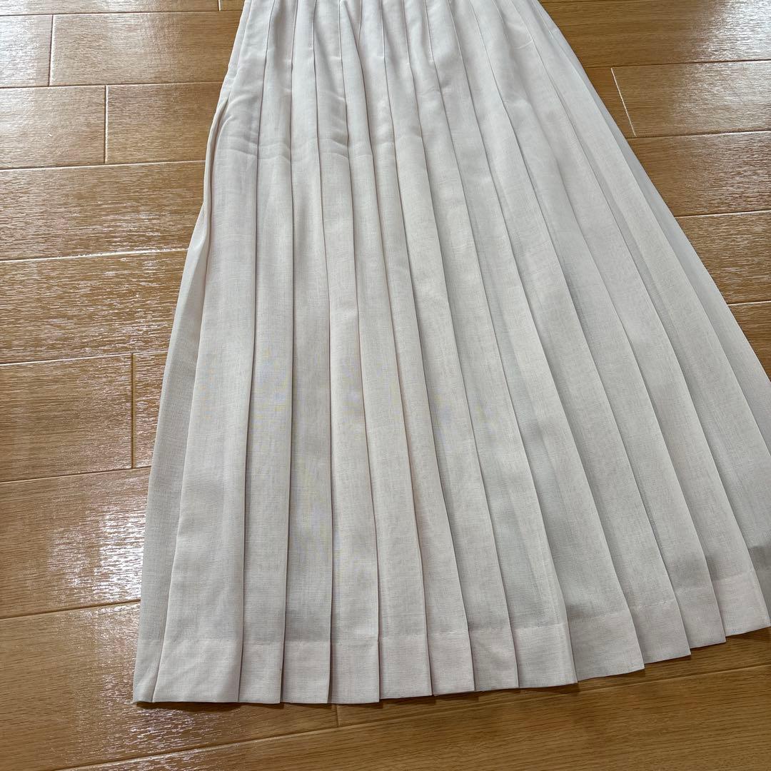 【未使用】YLEVE イレーヴ プリーツスカート ロング丈 日本製