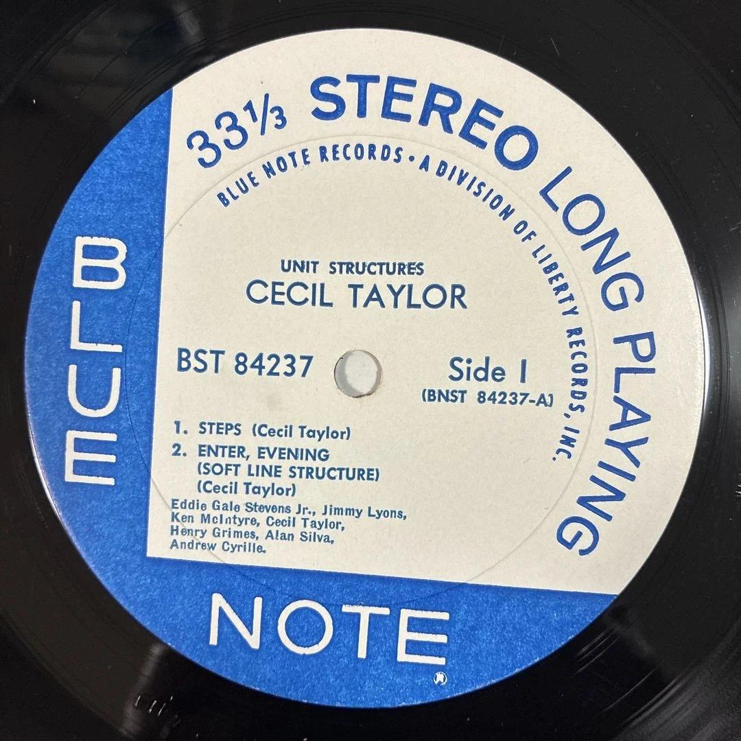 セシルテイラー 名盤 レコード ユニットストラクチャーズ US盤