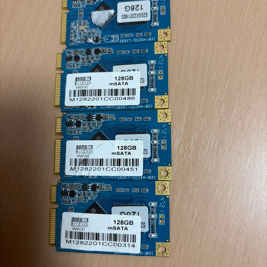 128GB mSATA SSD 4枚セット