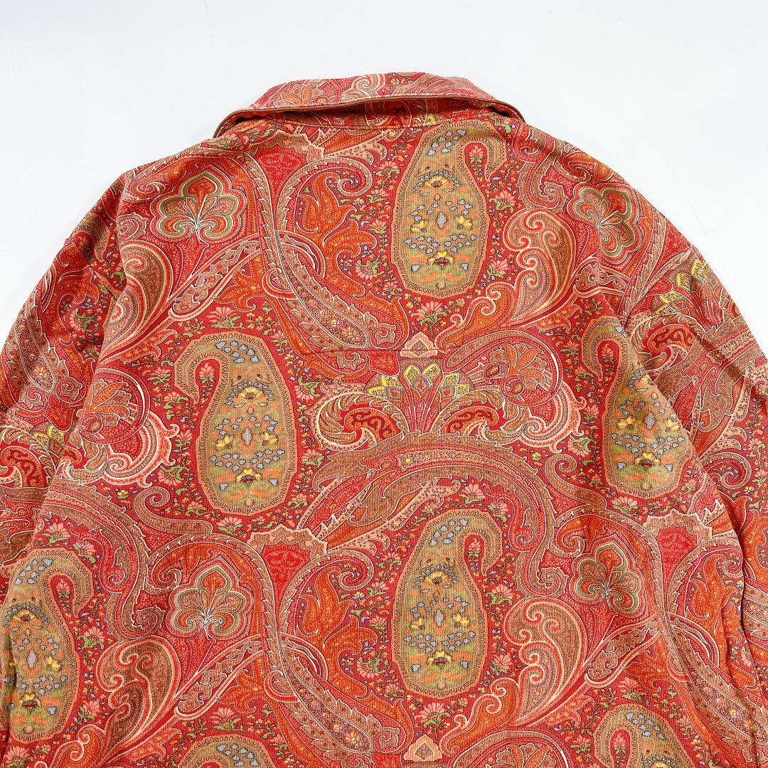 希少 ETRO ペイズリー セットアップ 総柄 パジャマ ルームウェア M