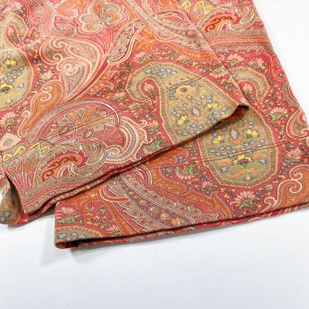 希少 ETRO ペイズリー セットアップ 総柄 パジャマ ルームウェア M