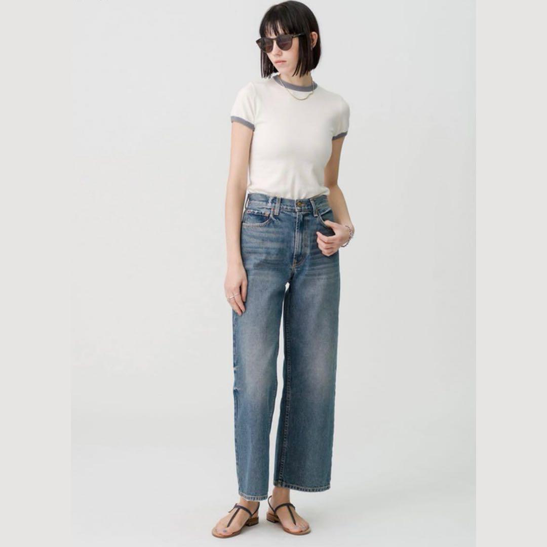 新品　extreme cashmere エクストリームカシミヤ　リンガーTシャツ