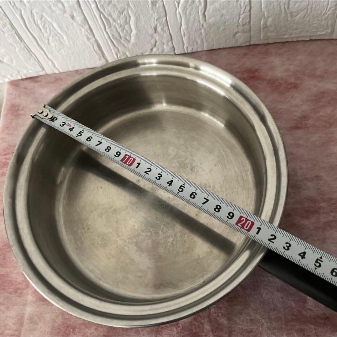 Amway アムウェイ　クイーン・クック　中フライパン　無水鍋ふた付き　IH対応