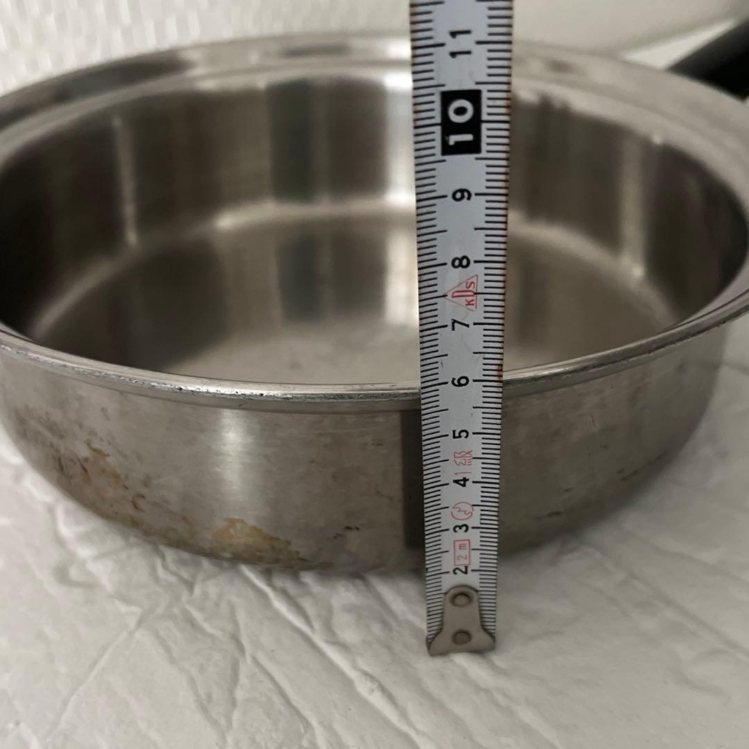 Amway アムウェイ　クイーン・クック　中フライパン　無水鍋ふた付き　IH対応