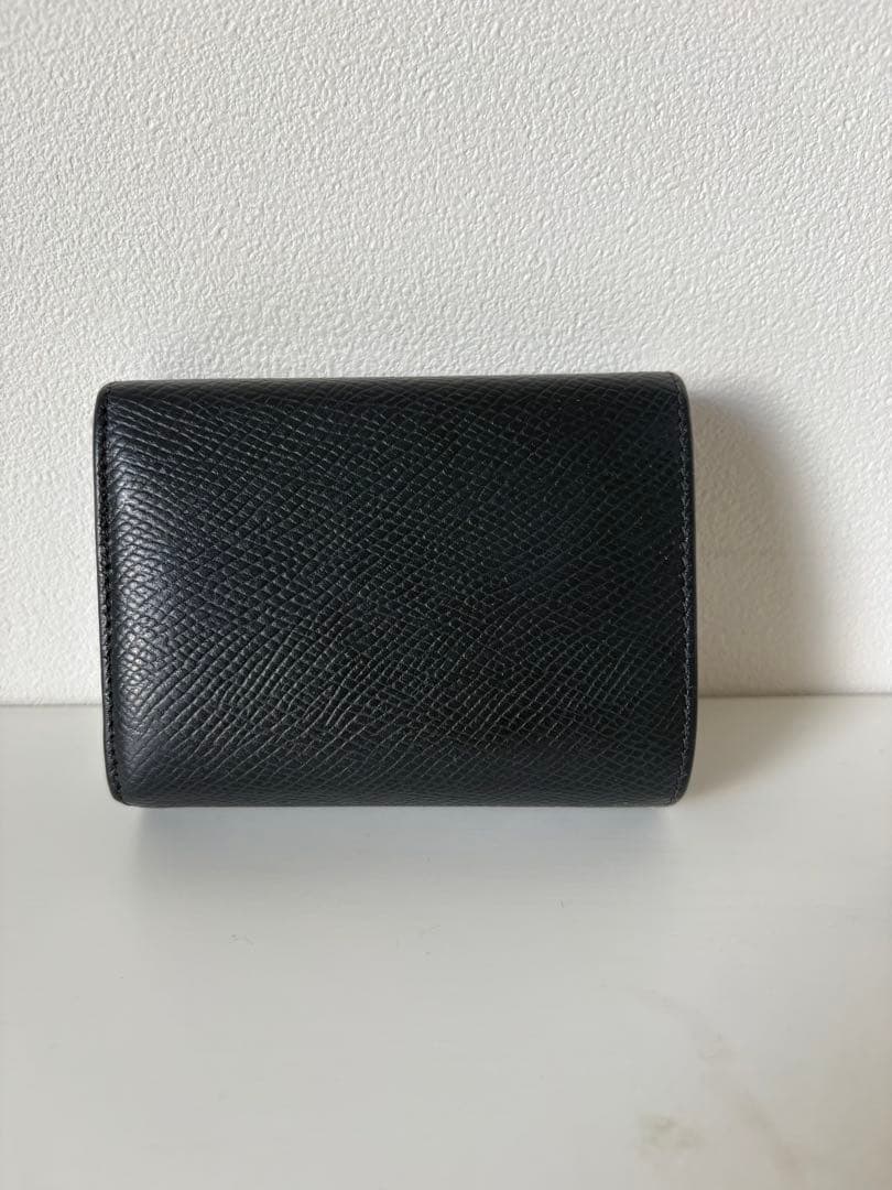 セリーヌCELINE 三つ折り財布 ブラック スモール トリフォールドウォレット