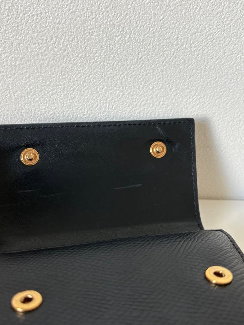 セリーヌCELINE 三つ折り財布 ブラック スモール トリフォールドウォレット