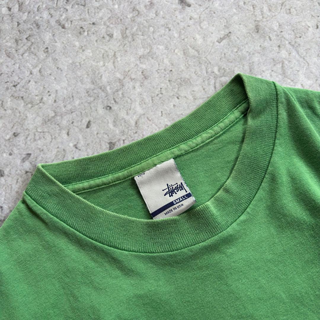 00s old stussy graphic print tee usa製