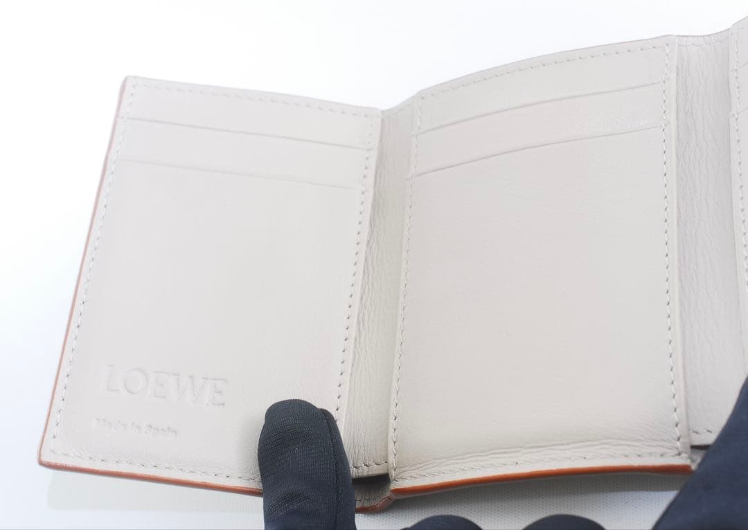 美品＊LOEWE＊アナグラム＊トライフォードウォレット＊カーフスキン＊財布