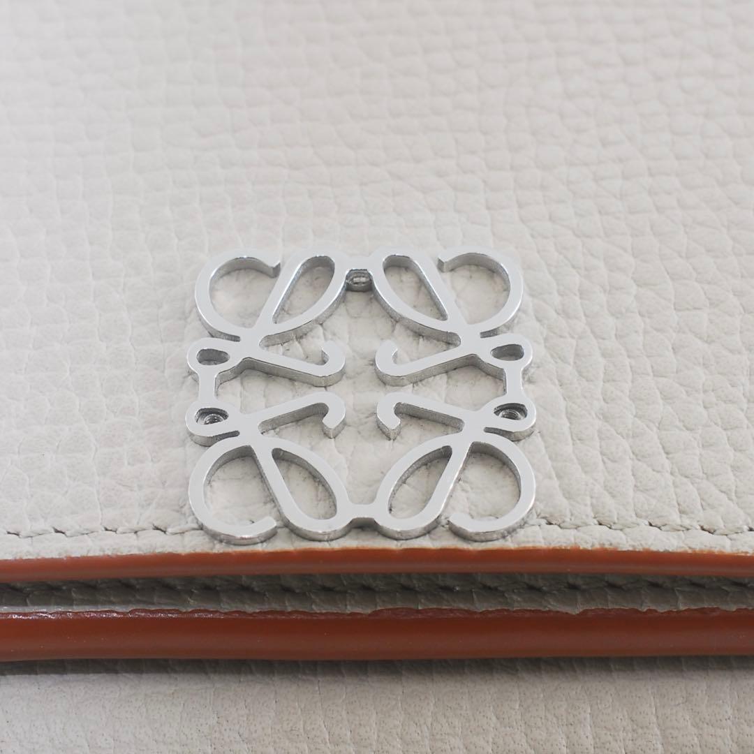 美品＊LOEWE＊アナグラム＊トライフォードウォレット＊カーフスキン＊財布