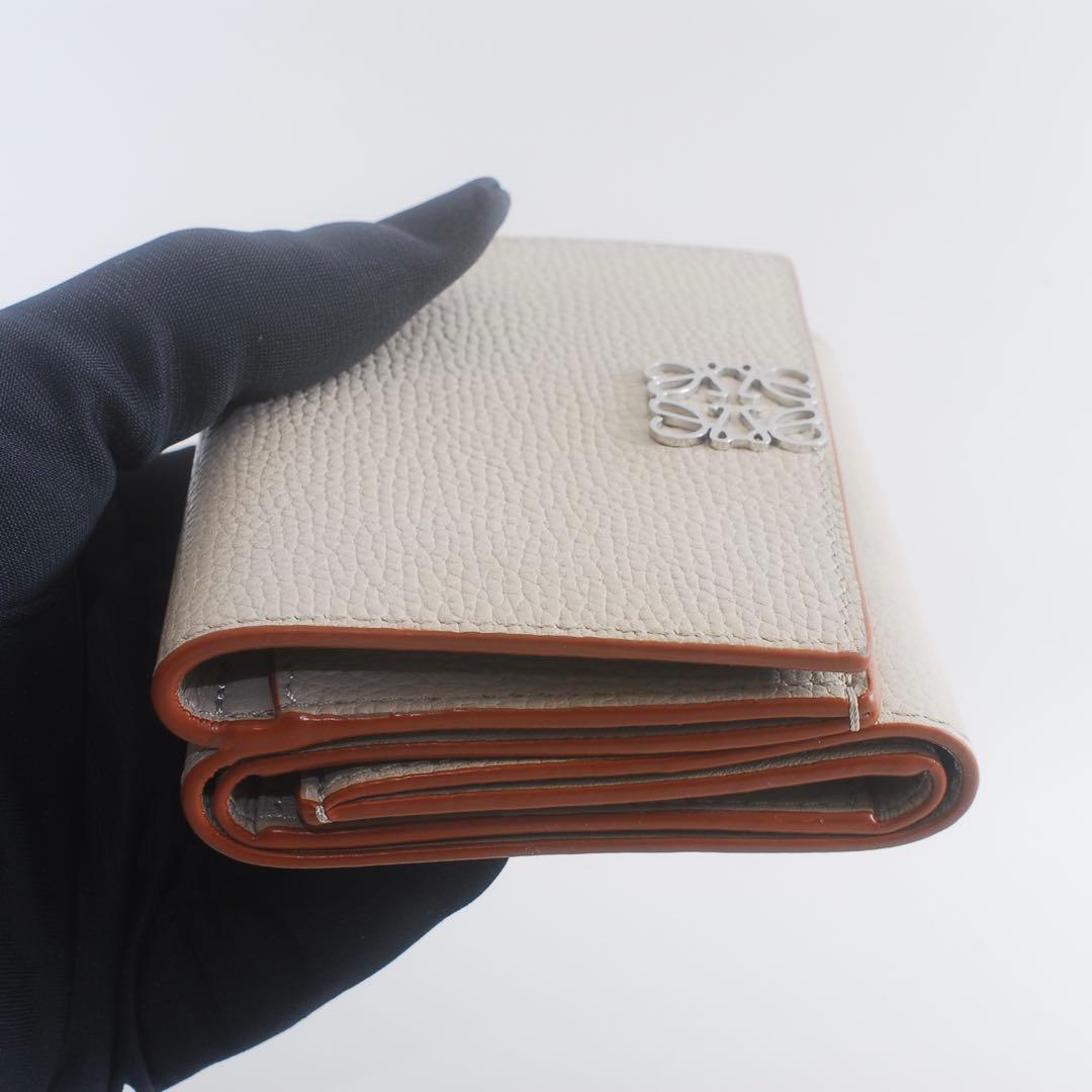 美品＊LOEWE＊アナグラム＊トライフォードウォレット＊カーフスキン＊財布