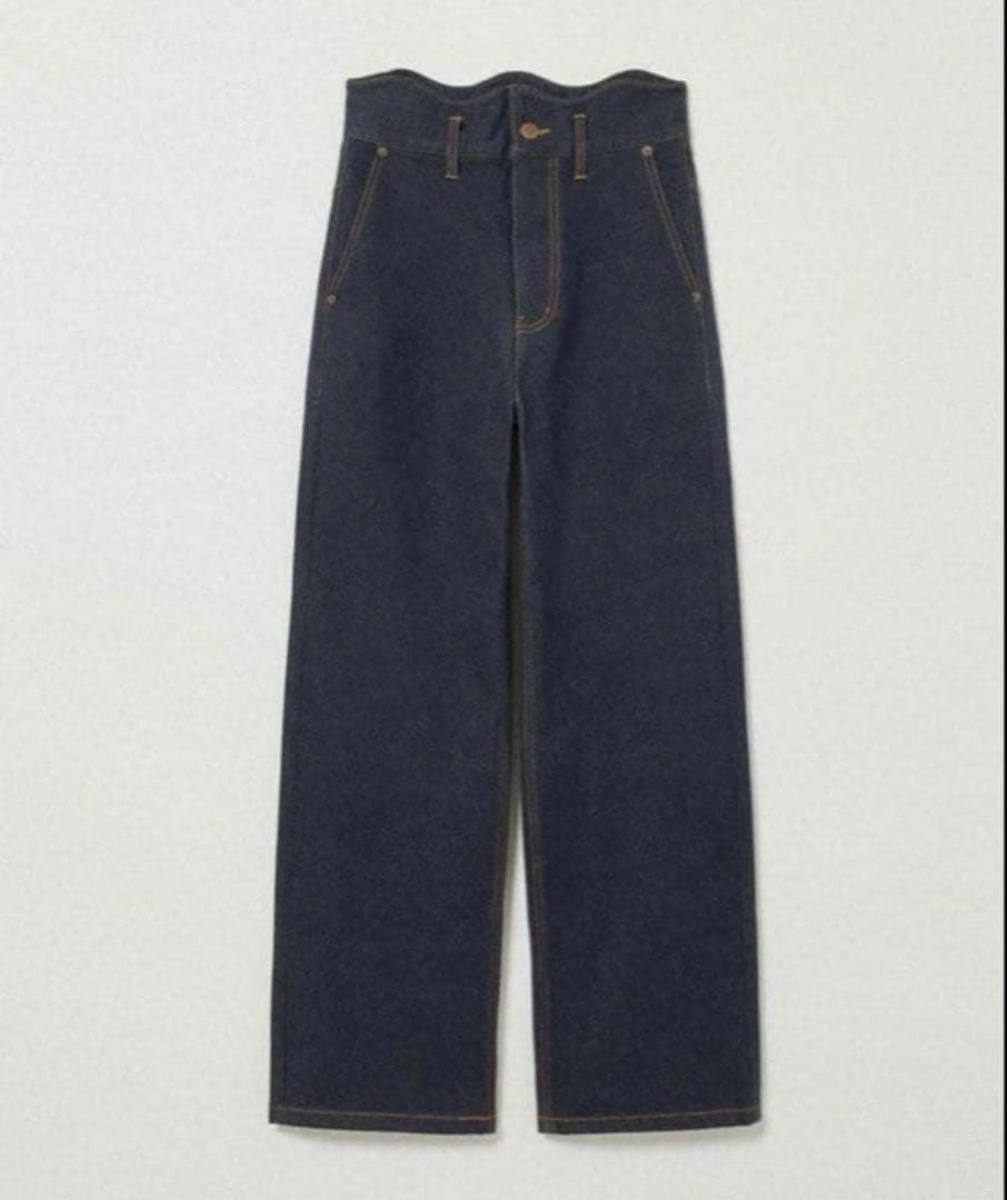【タグ付き】Eaphi WAVE DESIGN HIGH WAIST DENIM