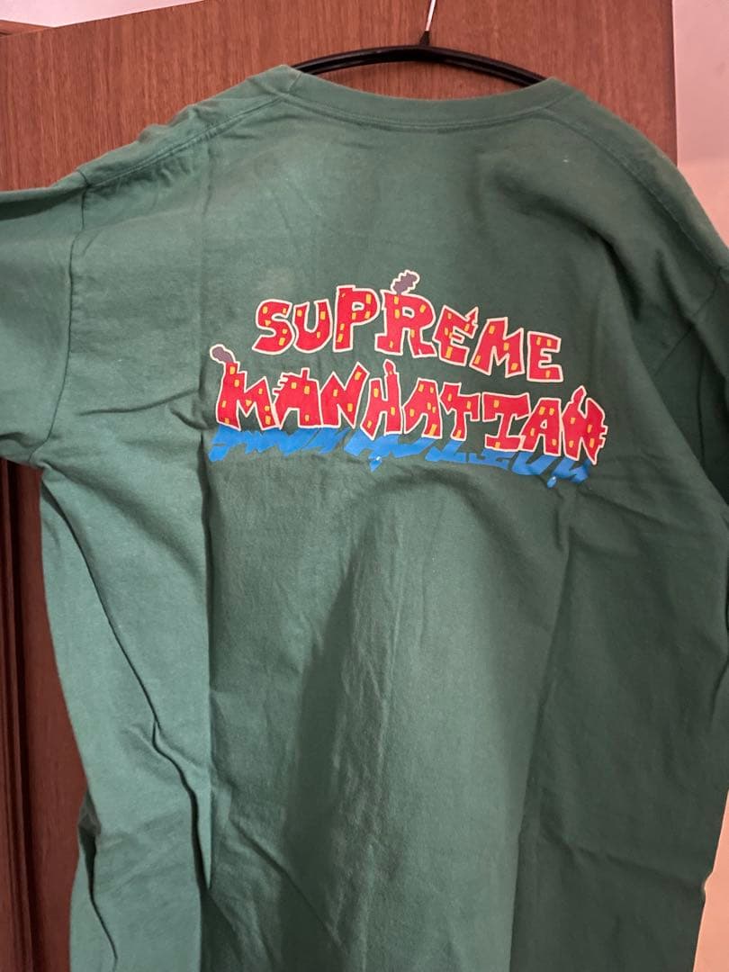 トップス Supreme Manhattan Tee \"Light Pine\"