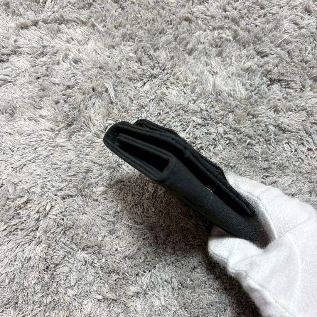 N°21 ヌメロヴェントゥーノ 三つ折り財布 コンパクトウォレット ブラック