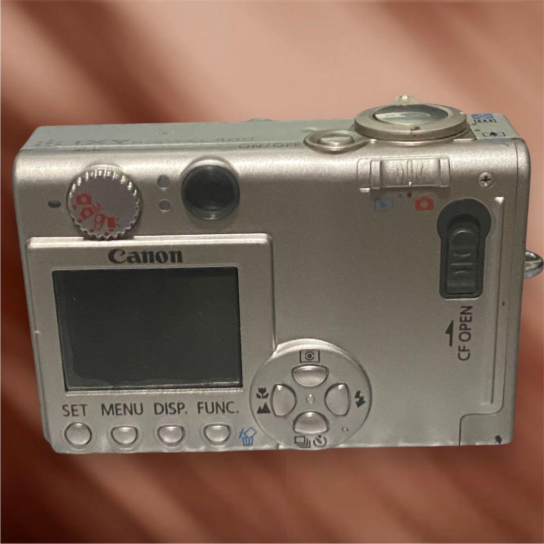 平成レトロ【Canon】キャノン IXY digitalデジタル400/シルバー