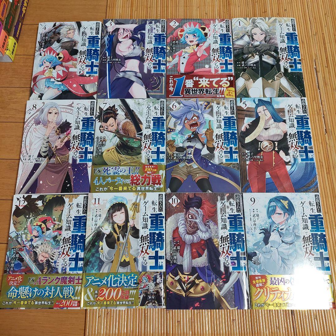 追放された転生重騎士はゲーム知識で無双する　1から15