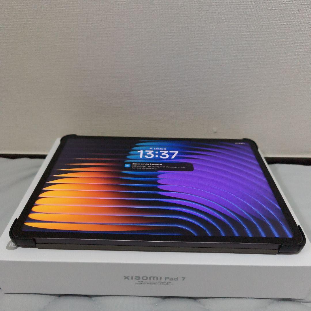 Xiaomi Pad 7 128GB Wi-Fiモデル ケース付き 動作確認のみ