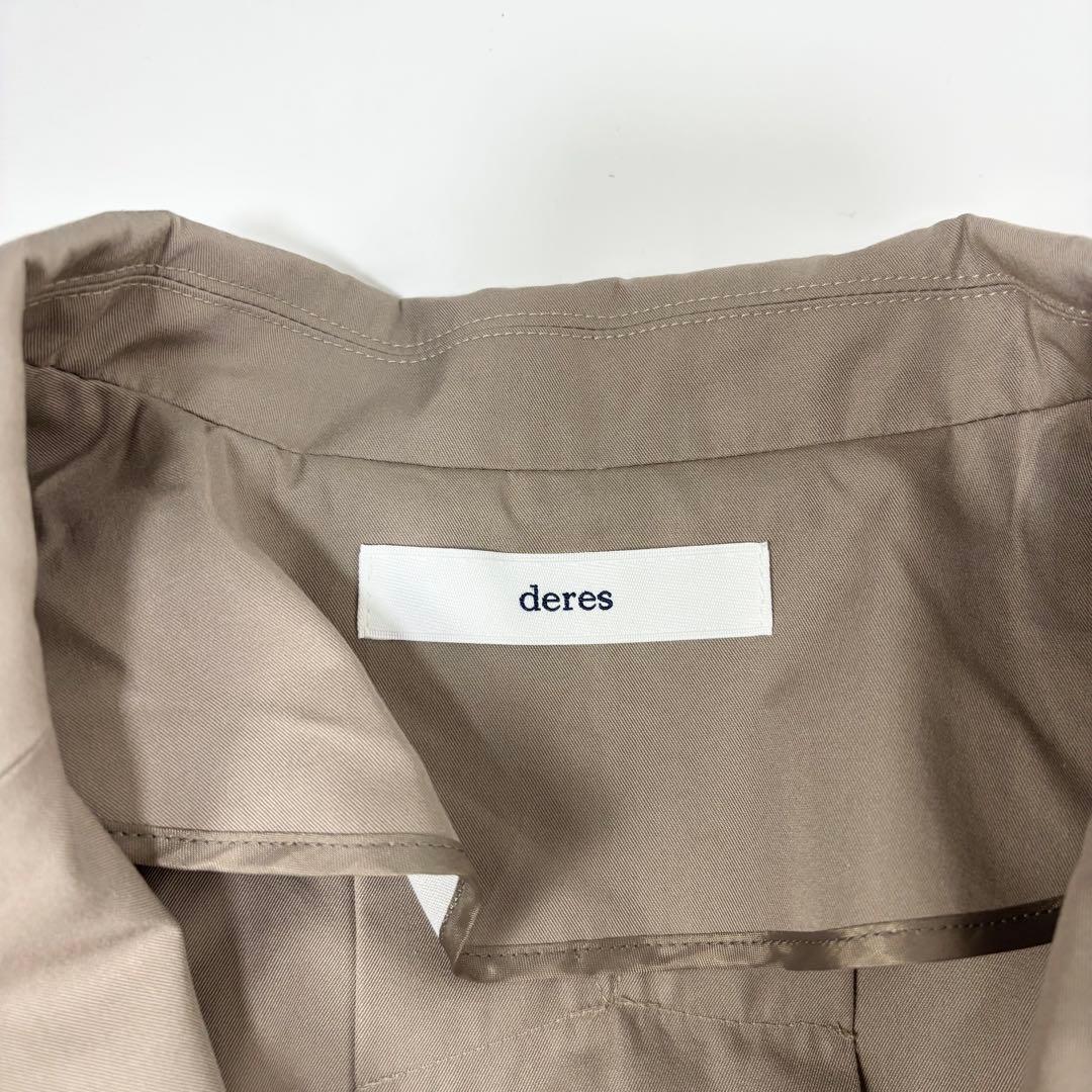 新品 deres weightlessness silk trench coat