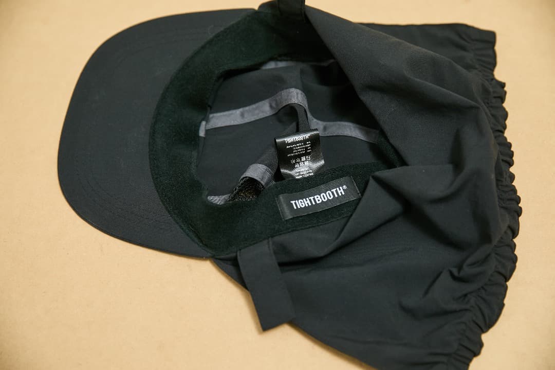 TIGHTBOOTH SUNSHADE CAMP CAP 黒