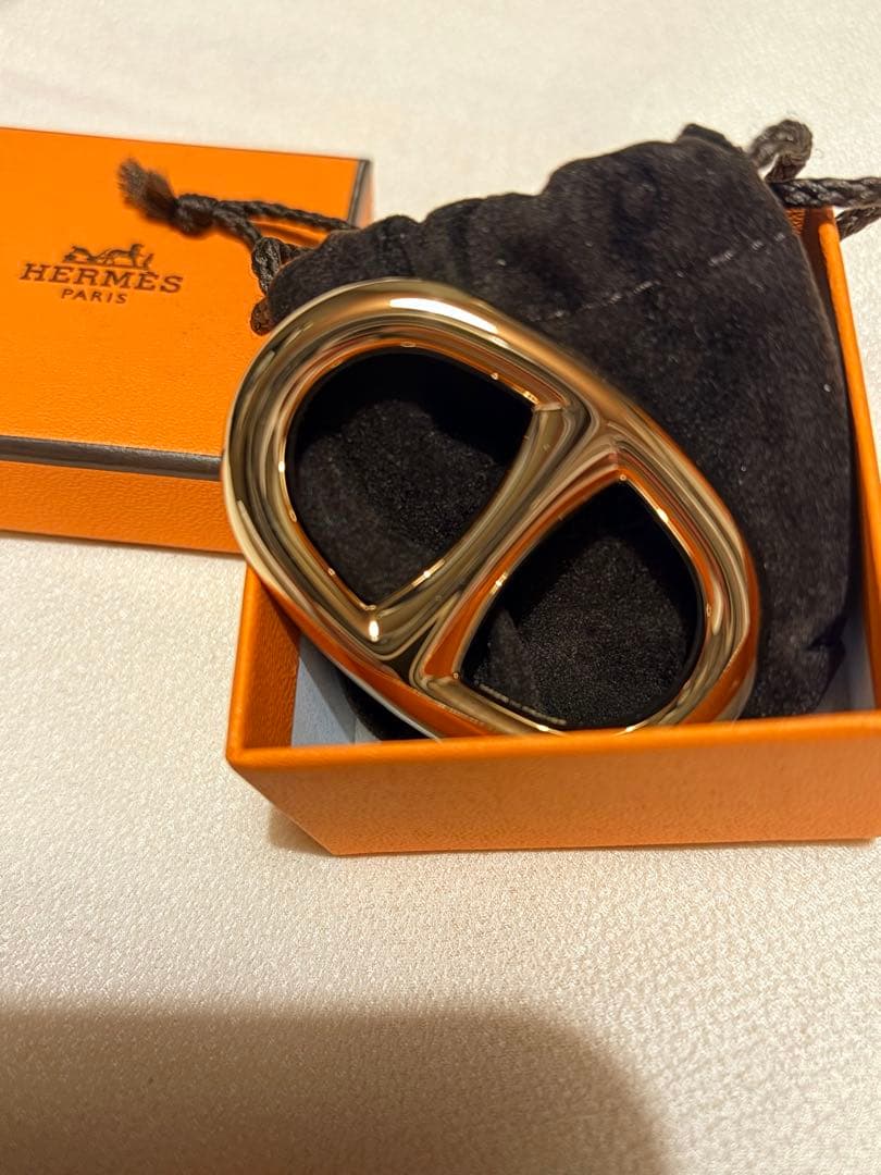 HERMES シェーヌダンクルスカーフリング　新品