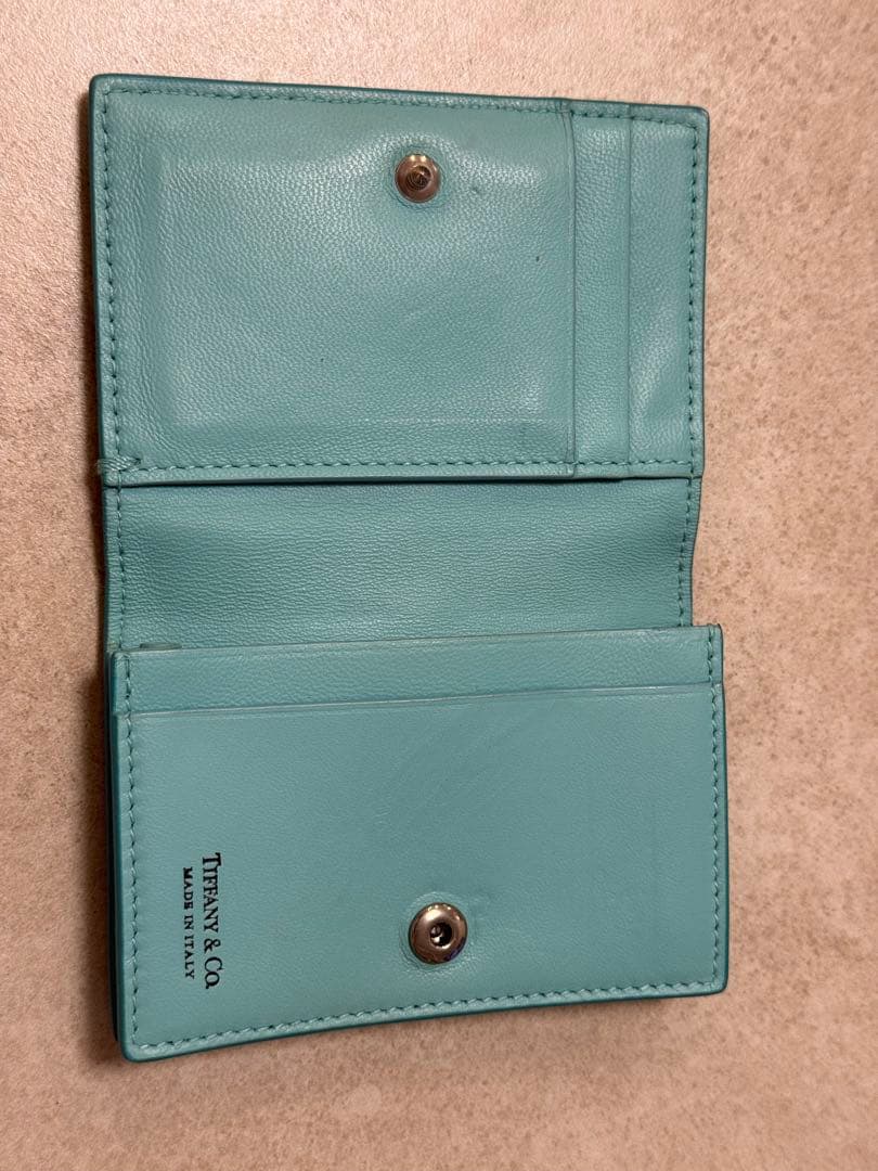 ティファニー Tiffany & Co. レザー名刺入れ カードケース