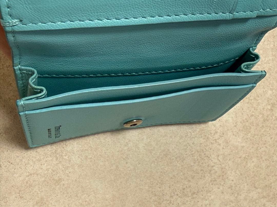ティファニー Tiffany & Co. レザー名刺入れ カードケース