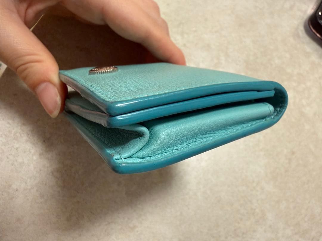 ティファニー Tiffany & Co. レザー名刺入れ カードケース