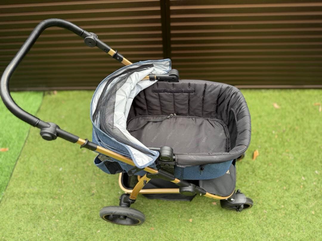 ペットパラダイス smooca プレミアム ペットカート エアバギー 3way