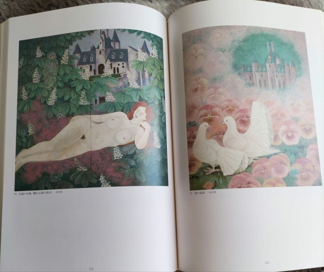 高橋光輝画集　花鳥燦歌　パンフレット付き　ケース付き　日本画　限定版