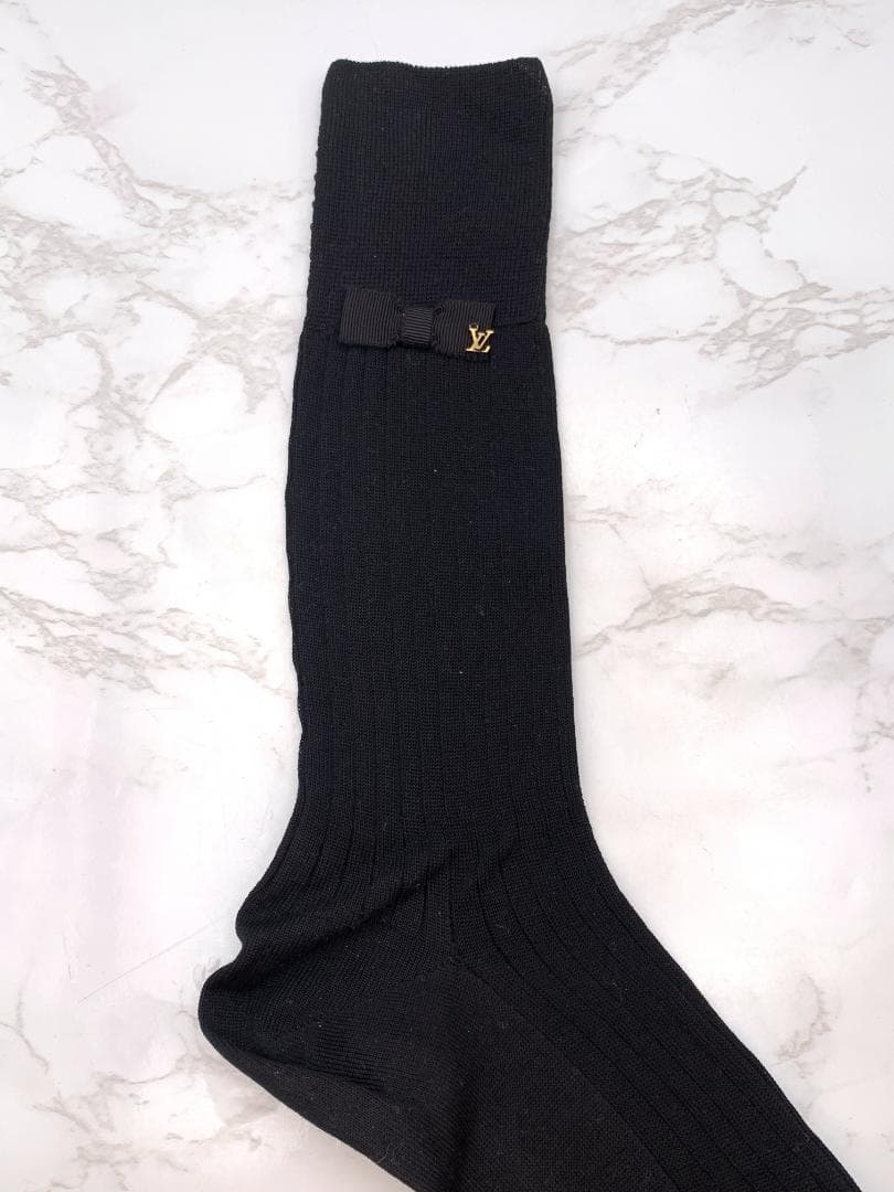 【美品】LOUIS VUITTON ソックス・LVストラス