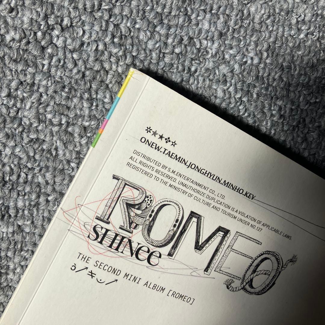 SHINee romeo jonghyun ジョンヒョン 韓国盤 CD 公式