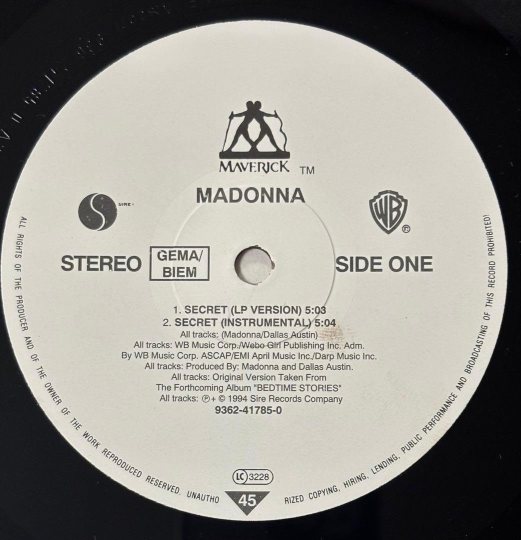 Madonna Secret マドンナ Dallas Austin