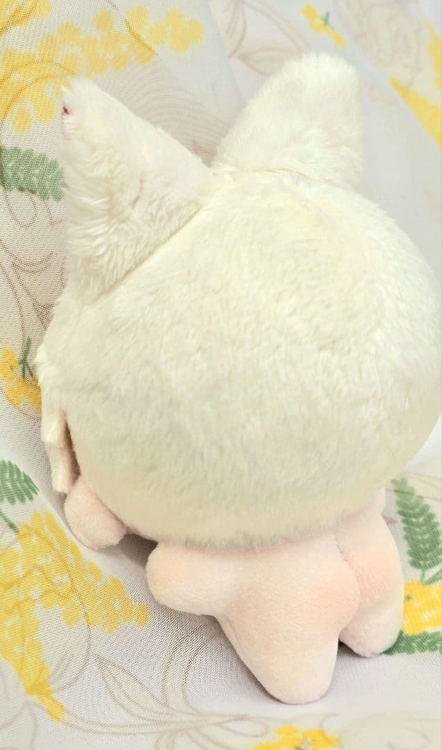 自作 無属性 ぬいぐるみ クリーム色の猫くん 10cm
