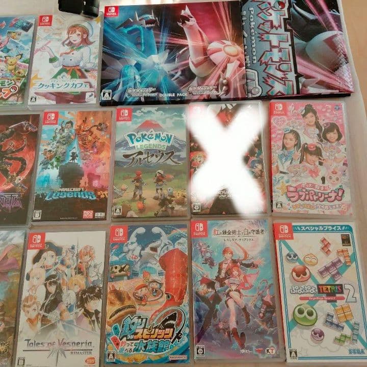 Switchソフト ２４本 マイクラ ポケットモンスター ベヨネッタ ドラクエ