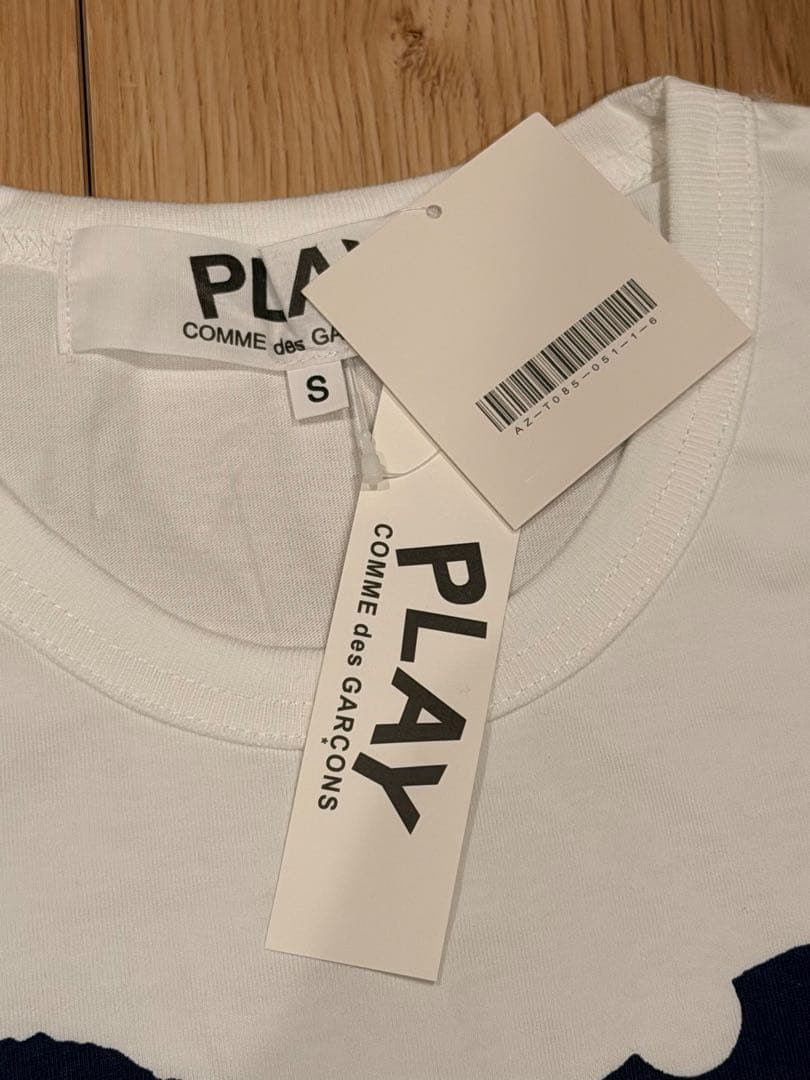 PLAY COMME des GARCONS ハート ドット Tシャツ Sサイズ