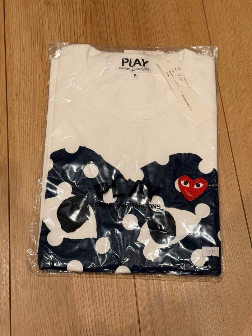 PLAY COMME des GARCONS ハート ドット Tシャツ Sサイズ
