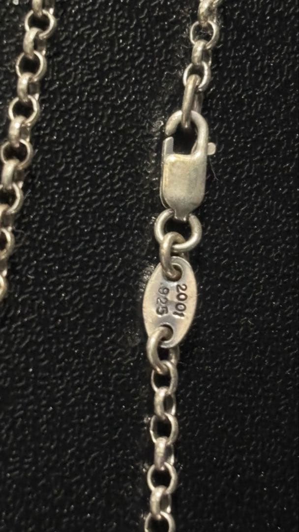 クロムハーツ　CHROME HEARTS ロールチェーンネックレス　約50cm