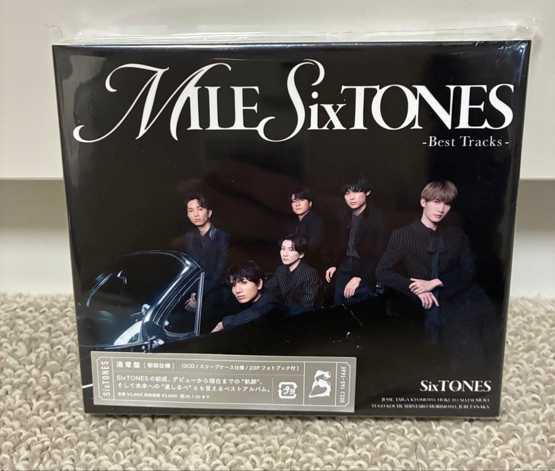 SixTONES ベストアルバムMILESixTONES 3形態 全曲セット