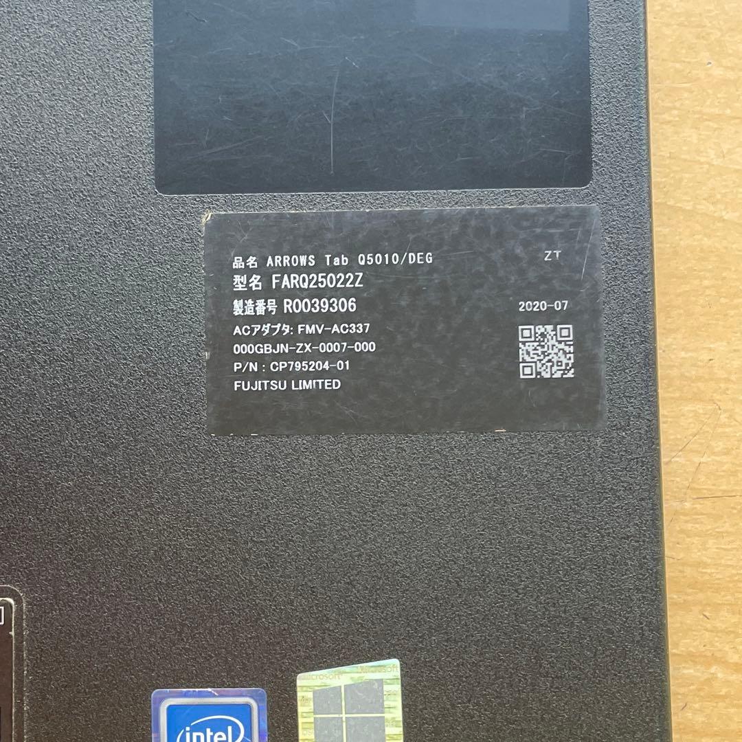 ARROWS Tab Q5010/DEG Celeron 128GB 美品　#1