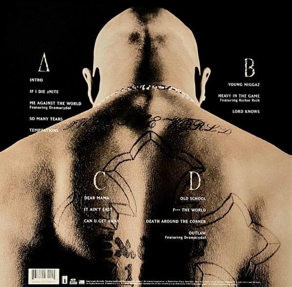 US オリジナル 2PAC ME AGAINST THE WORLD レコード