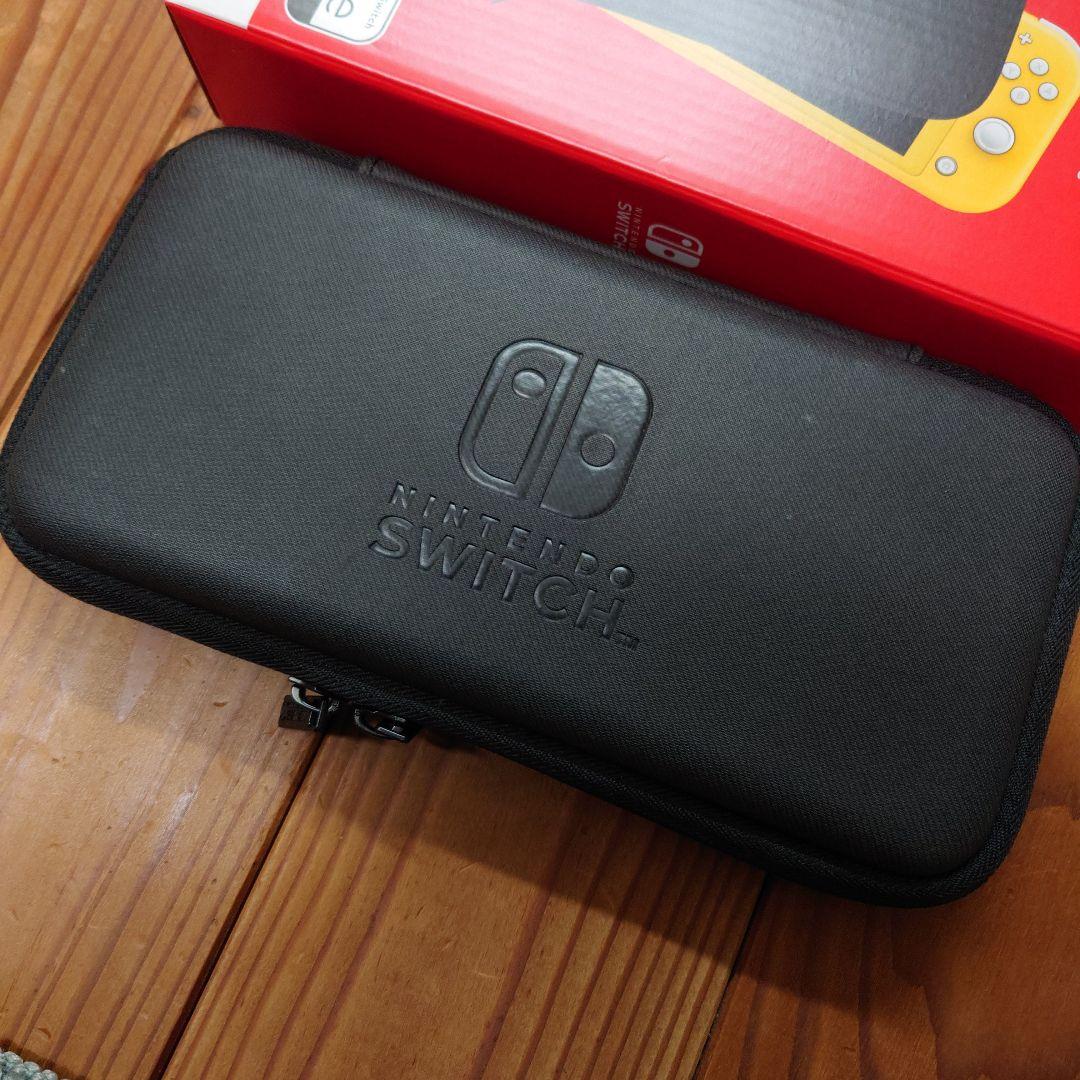 Nintendo Switch Lite グレー本体 + ケース2個　箱説明書