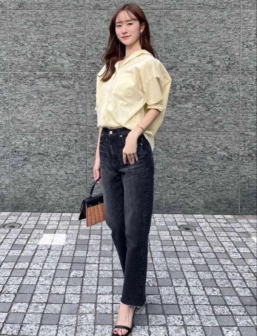 anuans アニュアンス　Boys fit denim GREY 0
