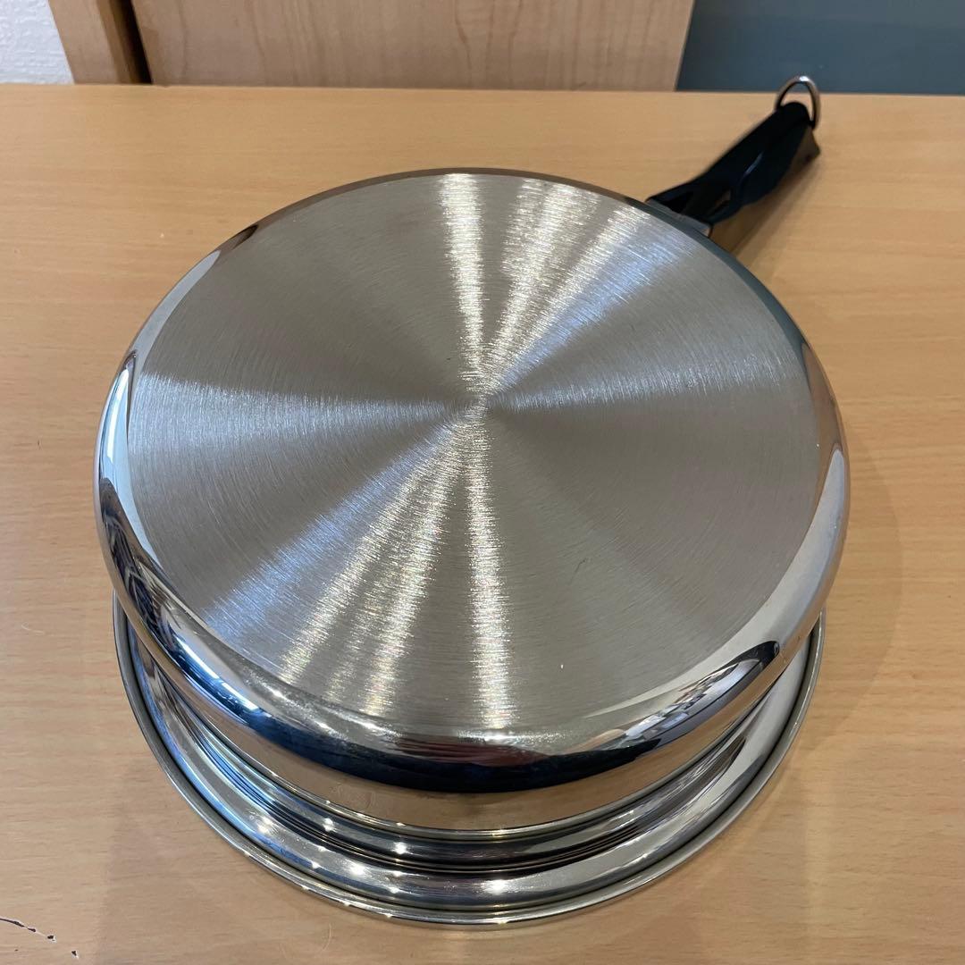 未使用品 Amway Queen アムウェイクイーン 中ソースパン 片手鍋