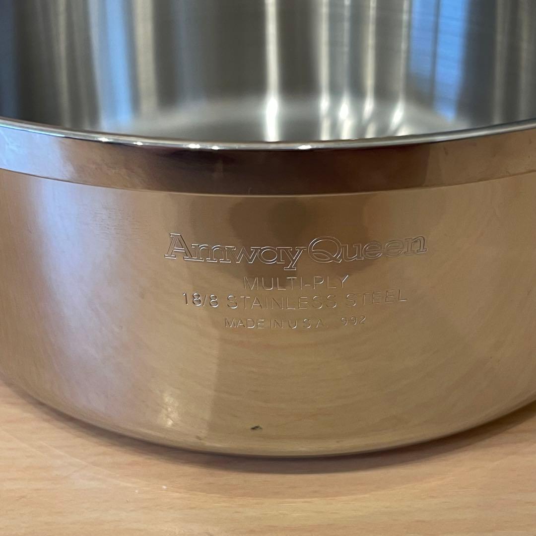 未使用品 Amway Queen アムウェイクイーン 中ソースパン 片手鍋